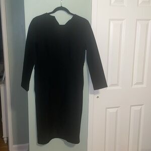 NWT Frances  Valentine  Black Carolyn Dress Size 8